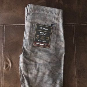 Brixton Grey Plaid pants (new)